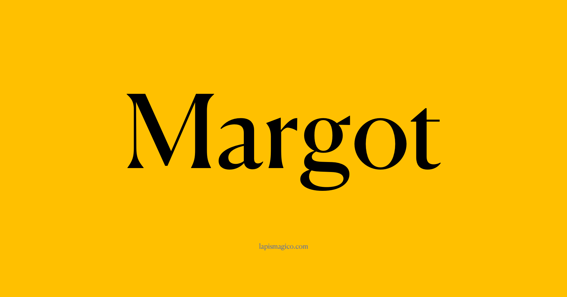 Nome Margot
