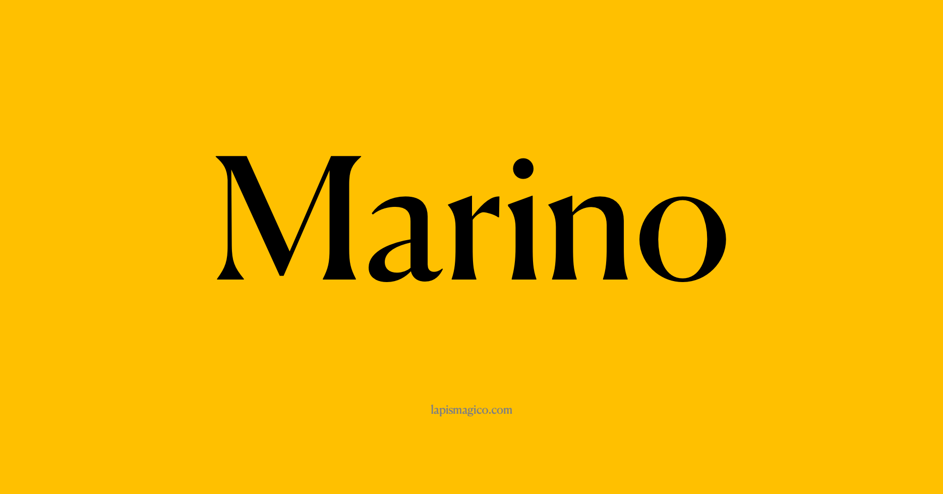 Nome Marino