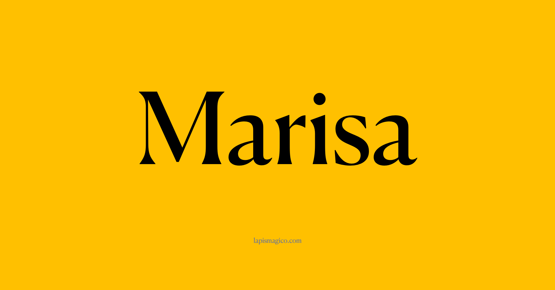 Nome Marisa