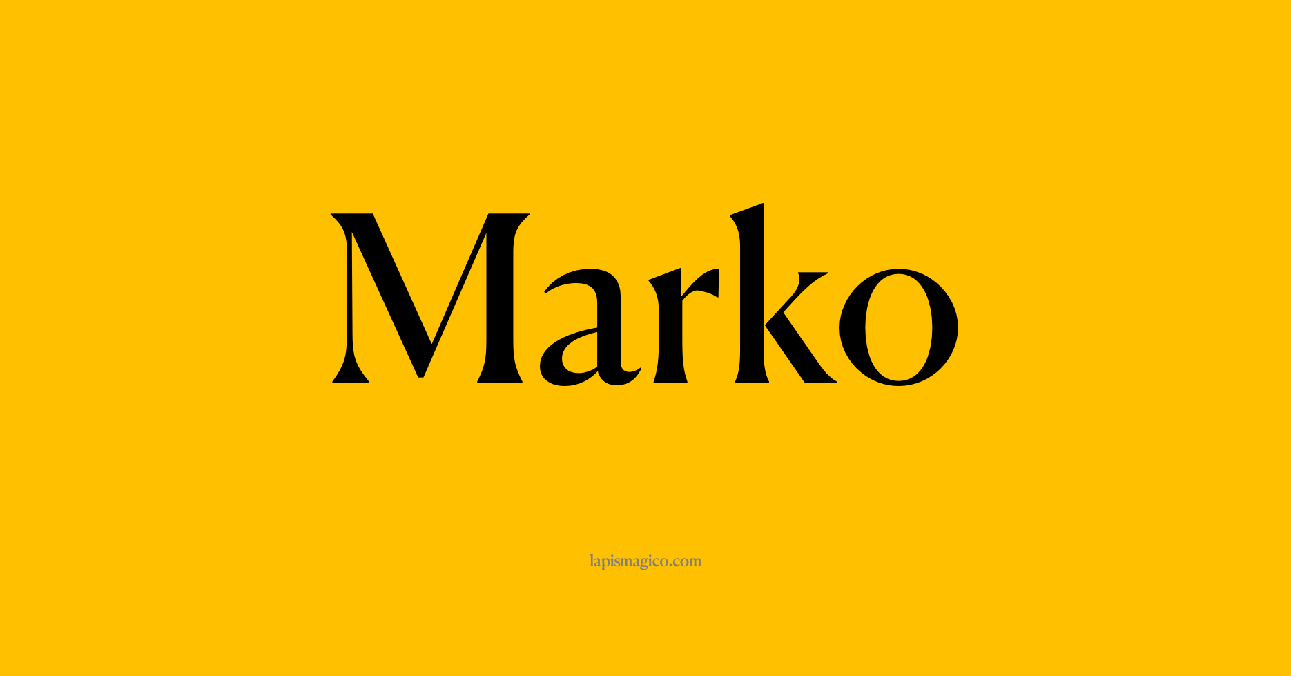 Nome Marko