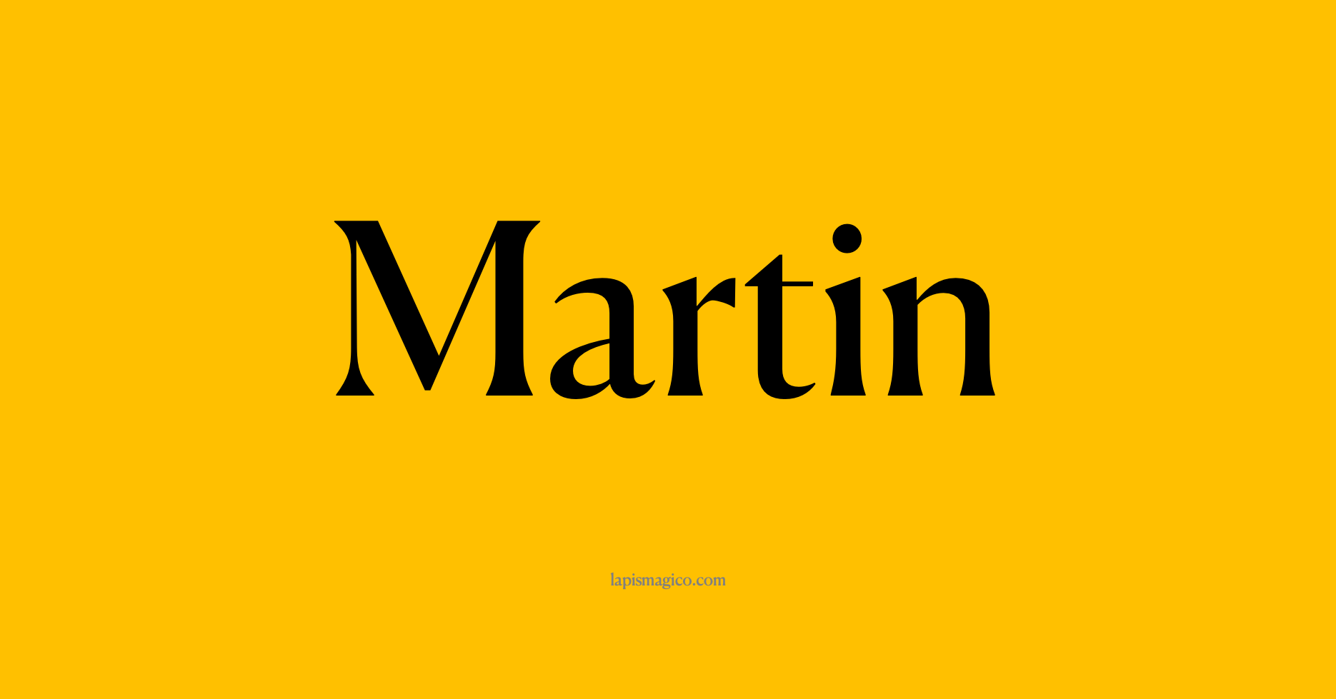 Nome Martin