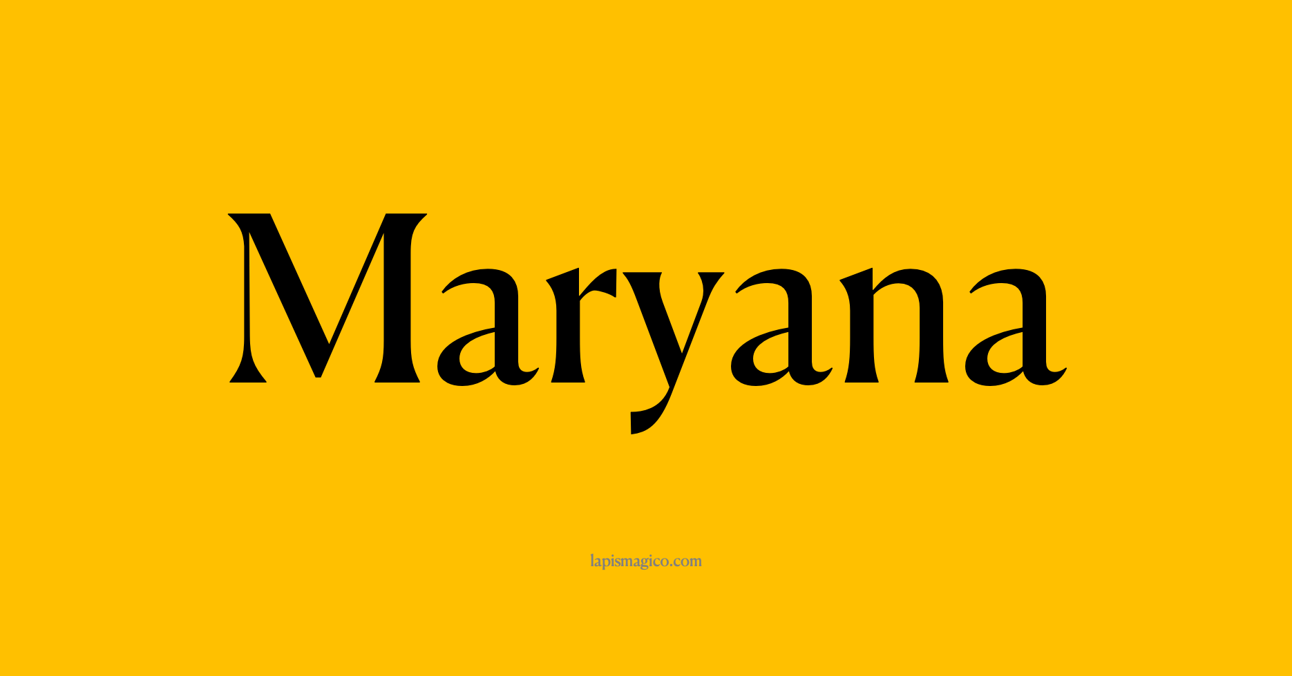 Nome Maryana