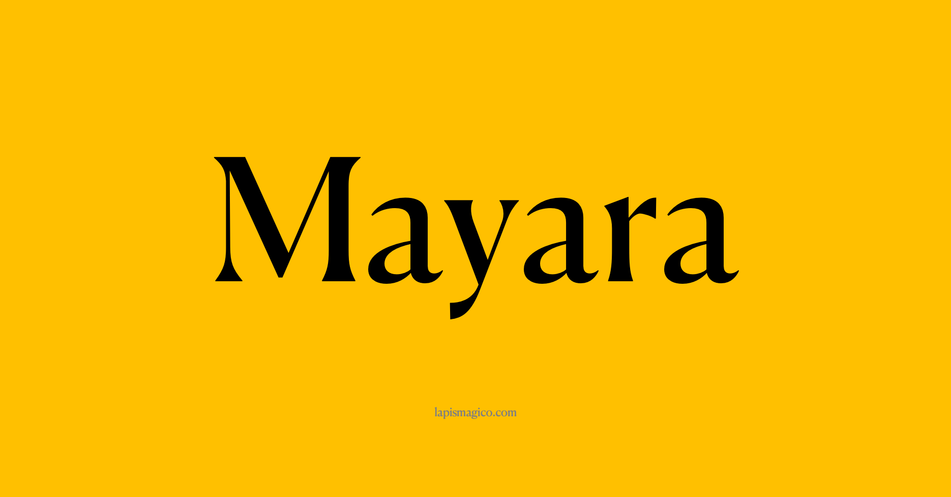 Nome Mayara
