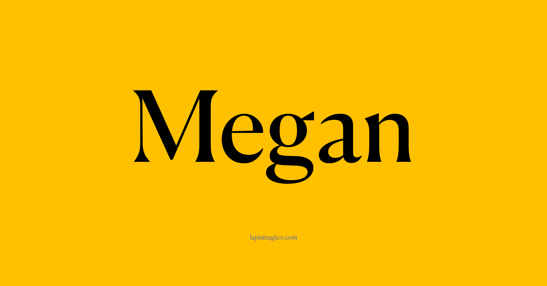 Nome Megan