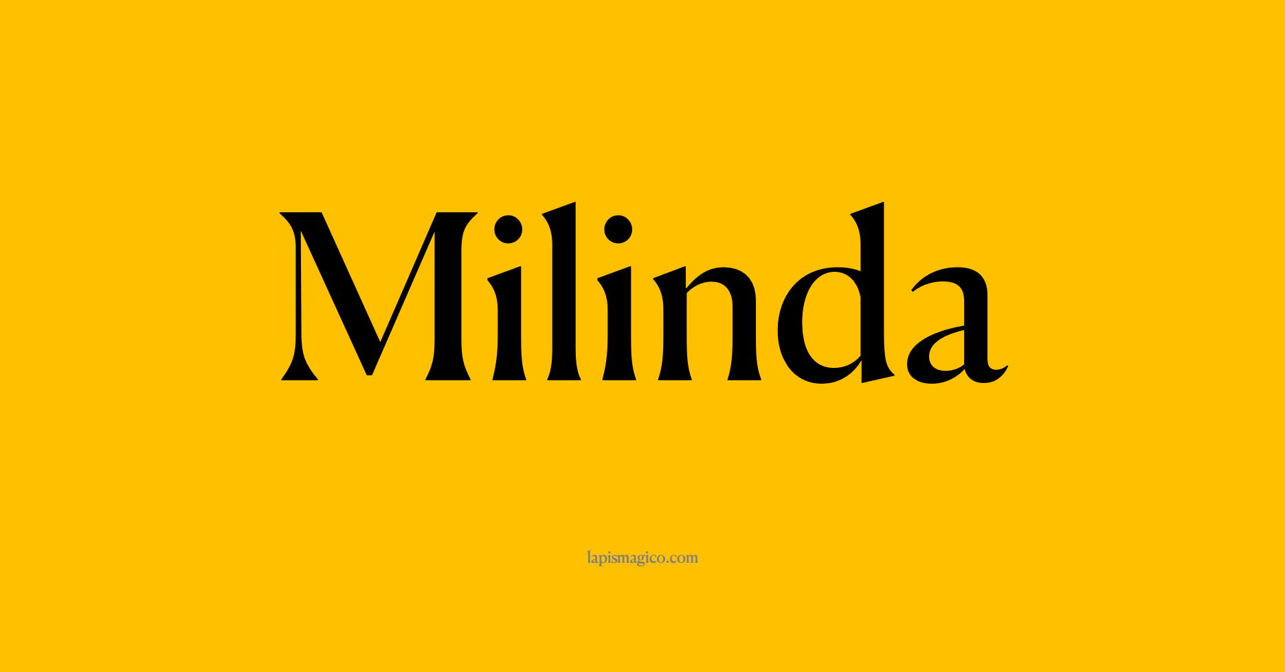 Nome Milinda