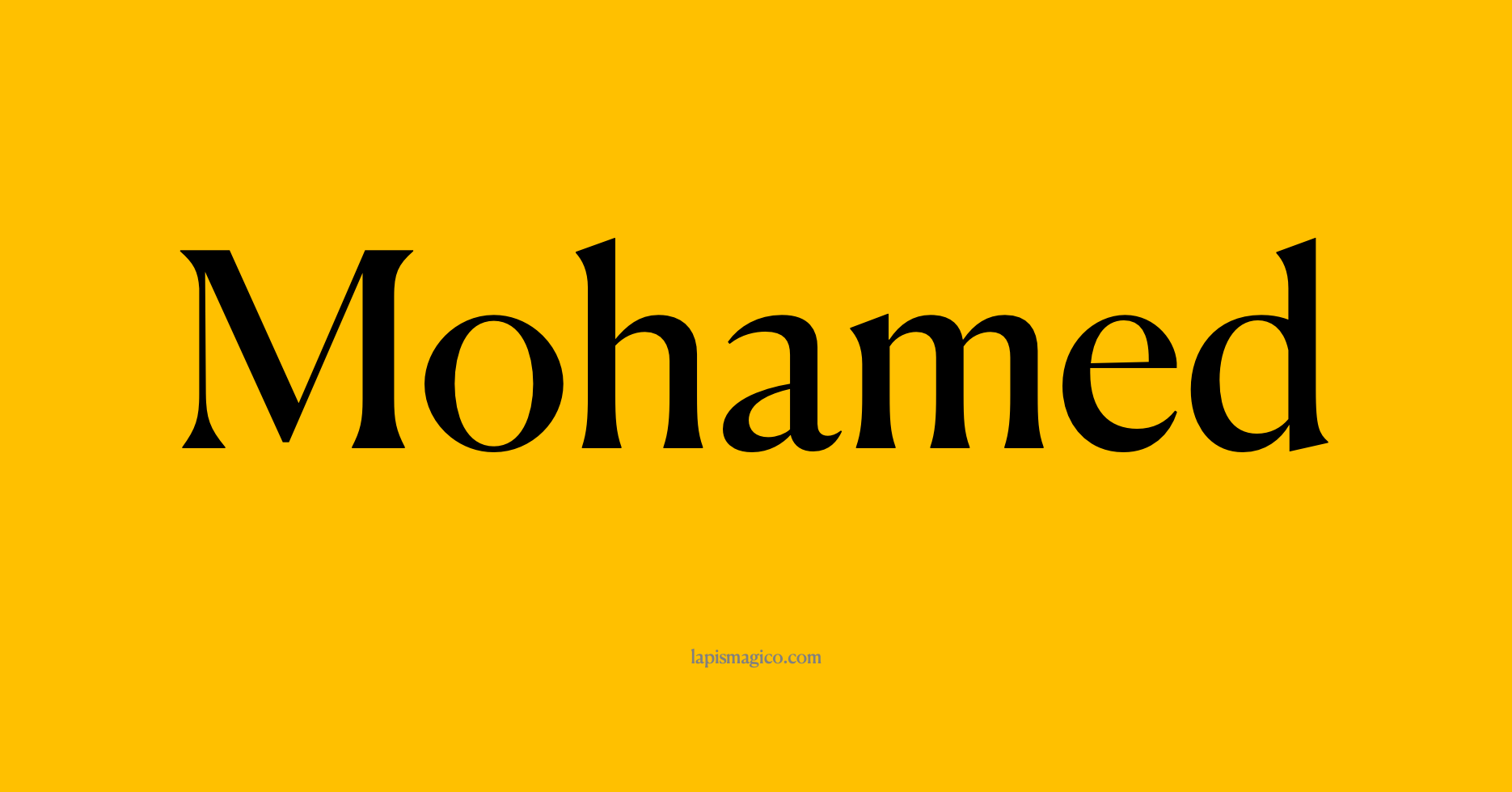 Nome Mohamed