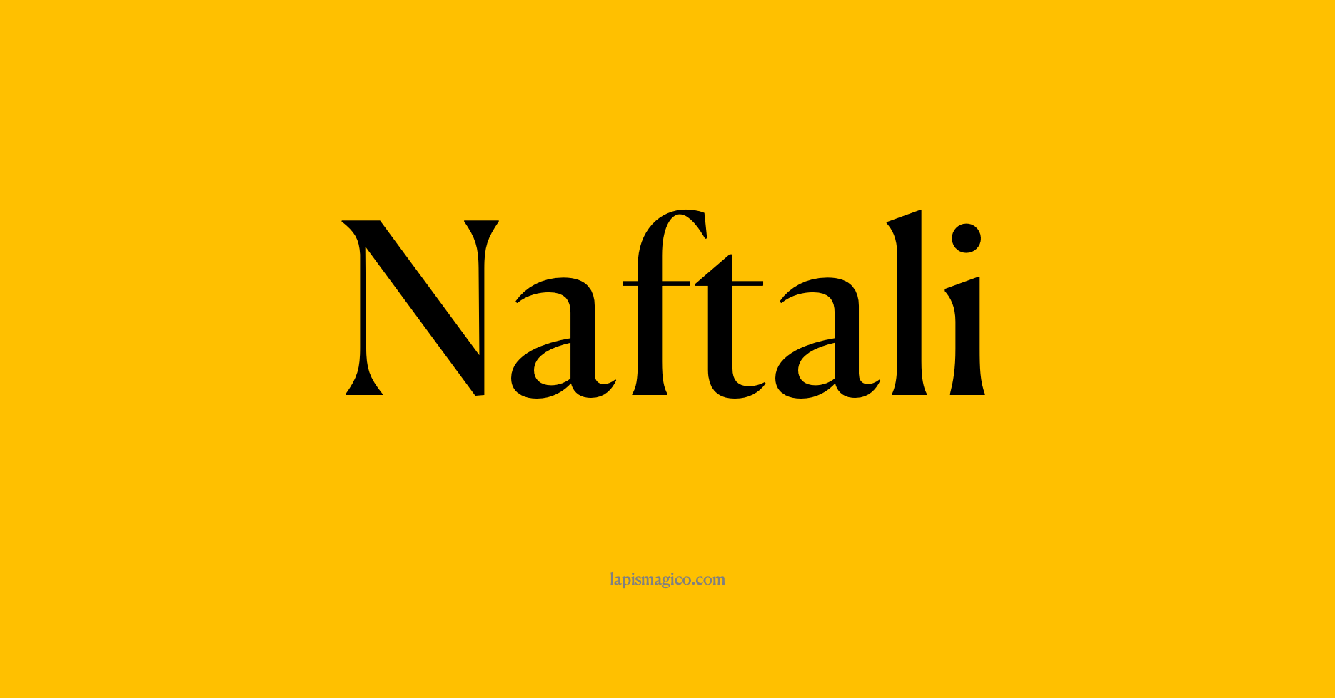 Nome Naftali
