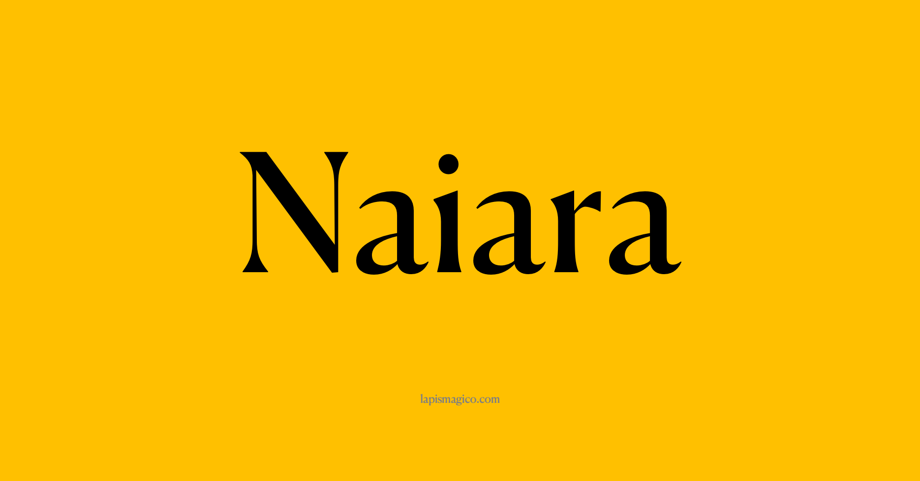 Nome Naiara
