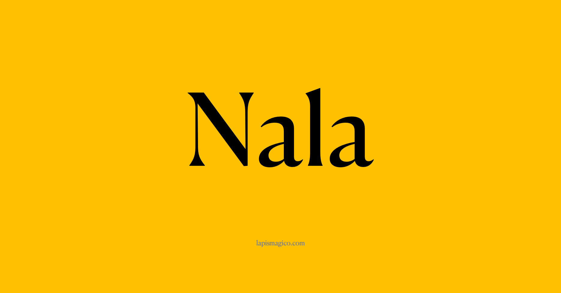 Nome Nala
