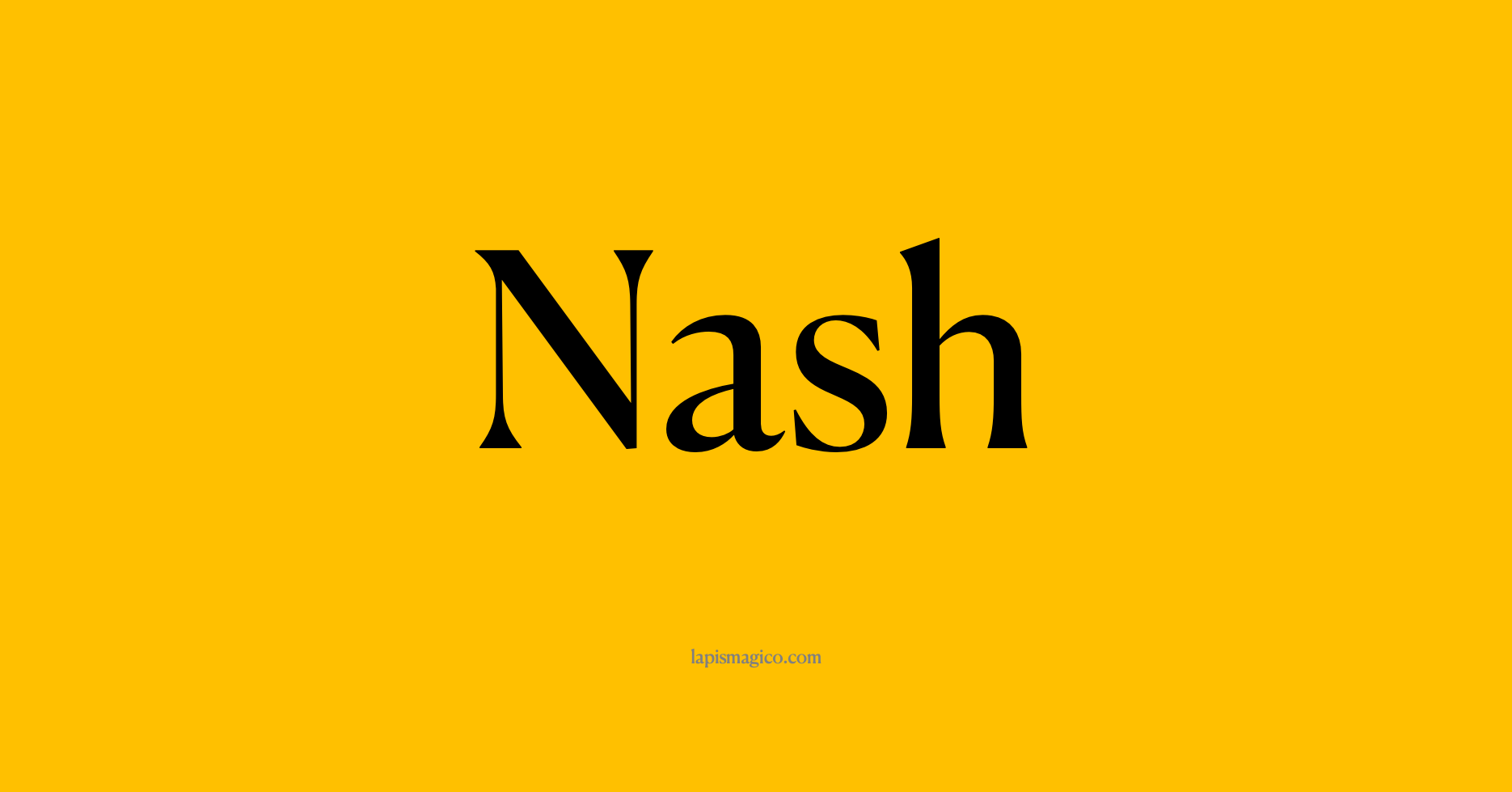 Nome Nash