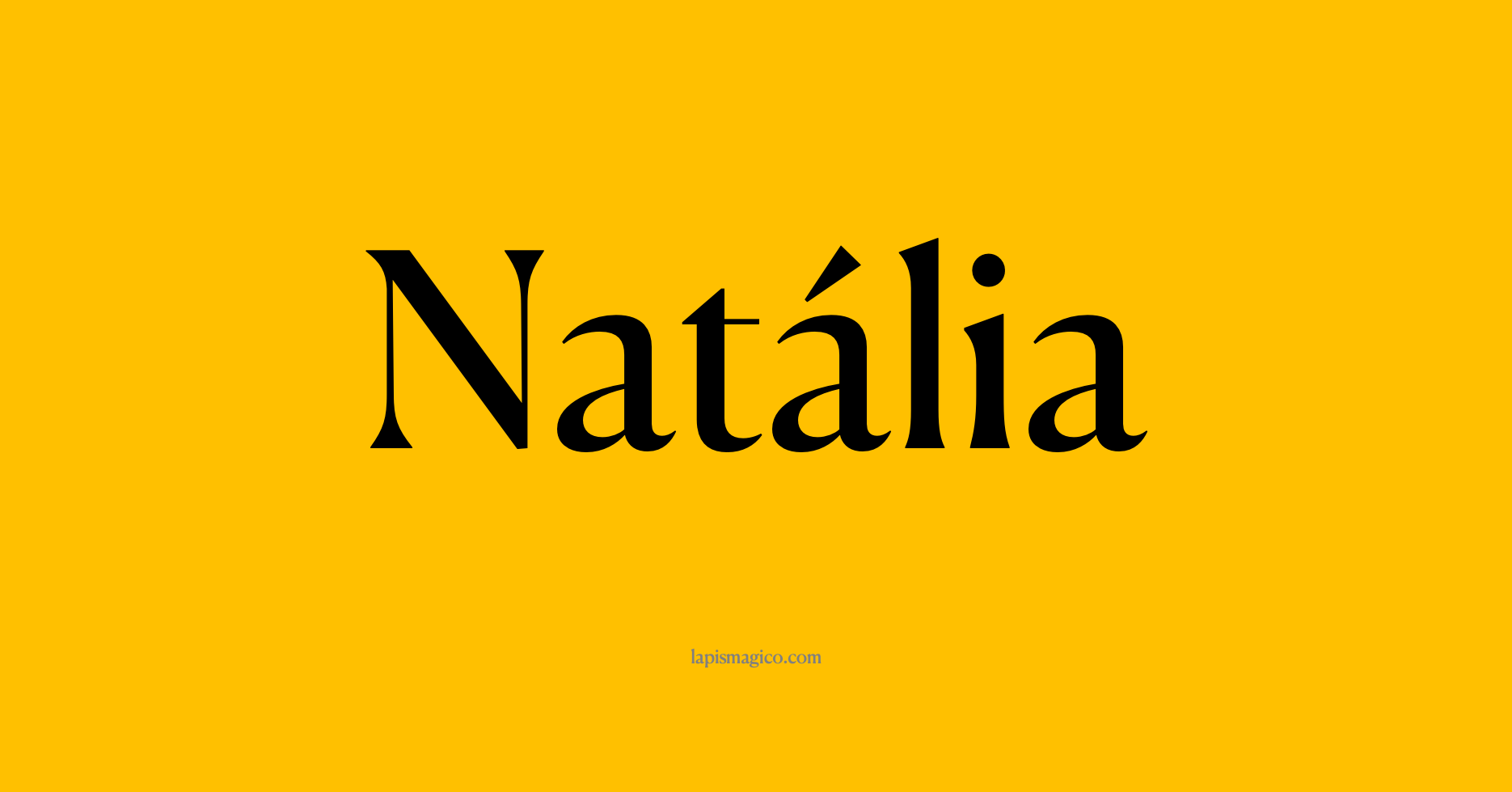 Nome Natália