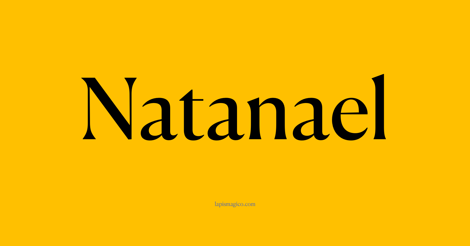 Nome Natanael