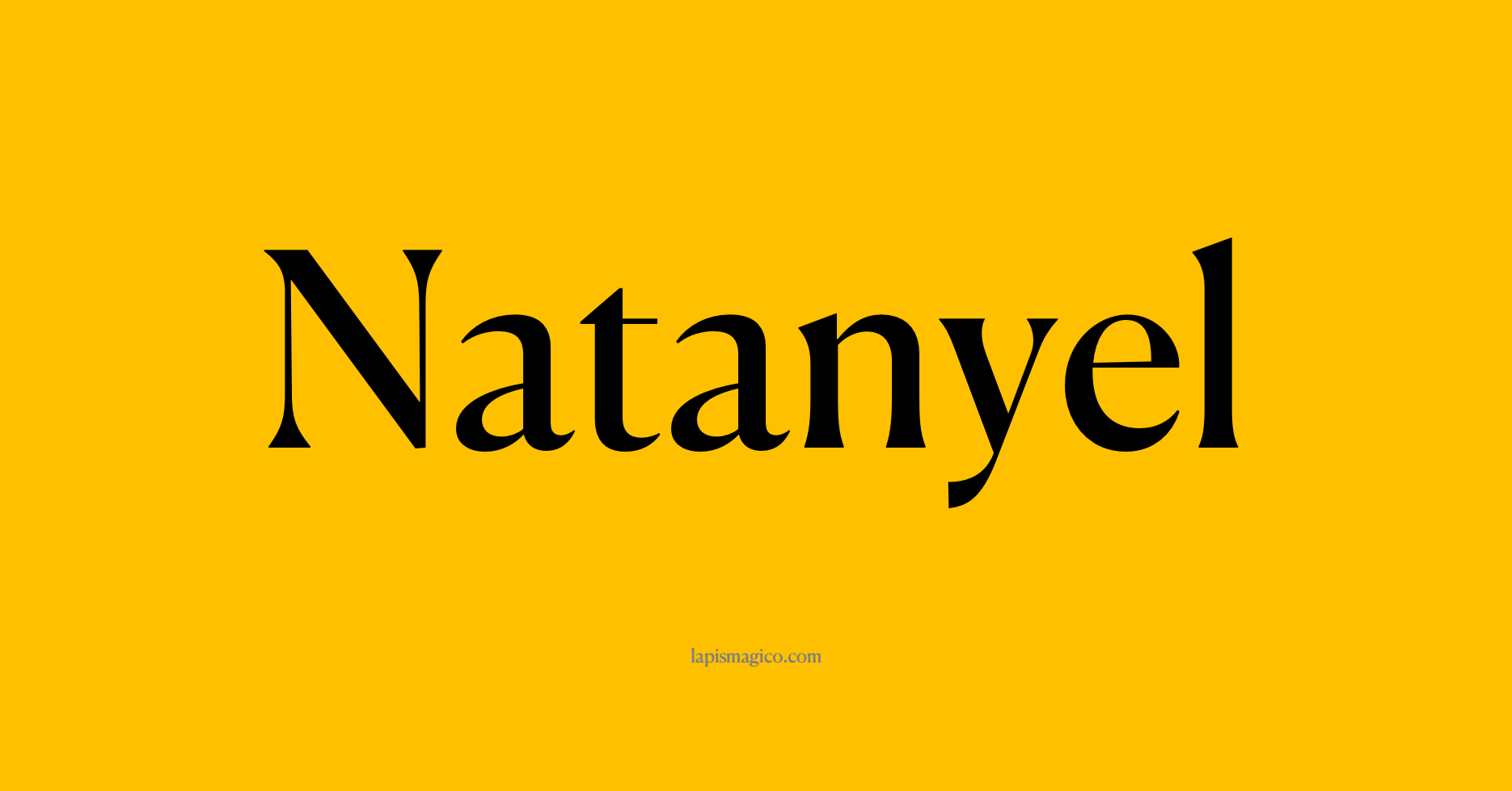 Nome Natanyel