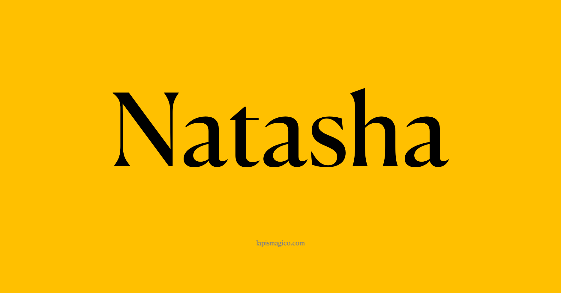 Nome Natasha