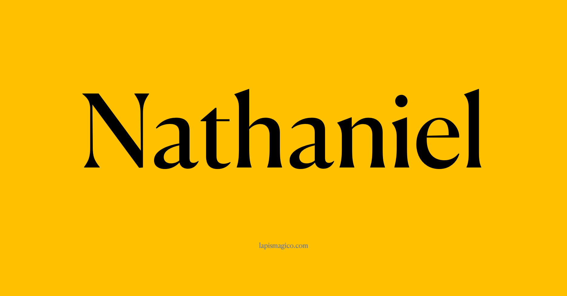 Nome Nathaniel