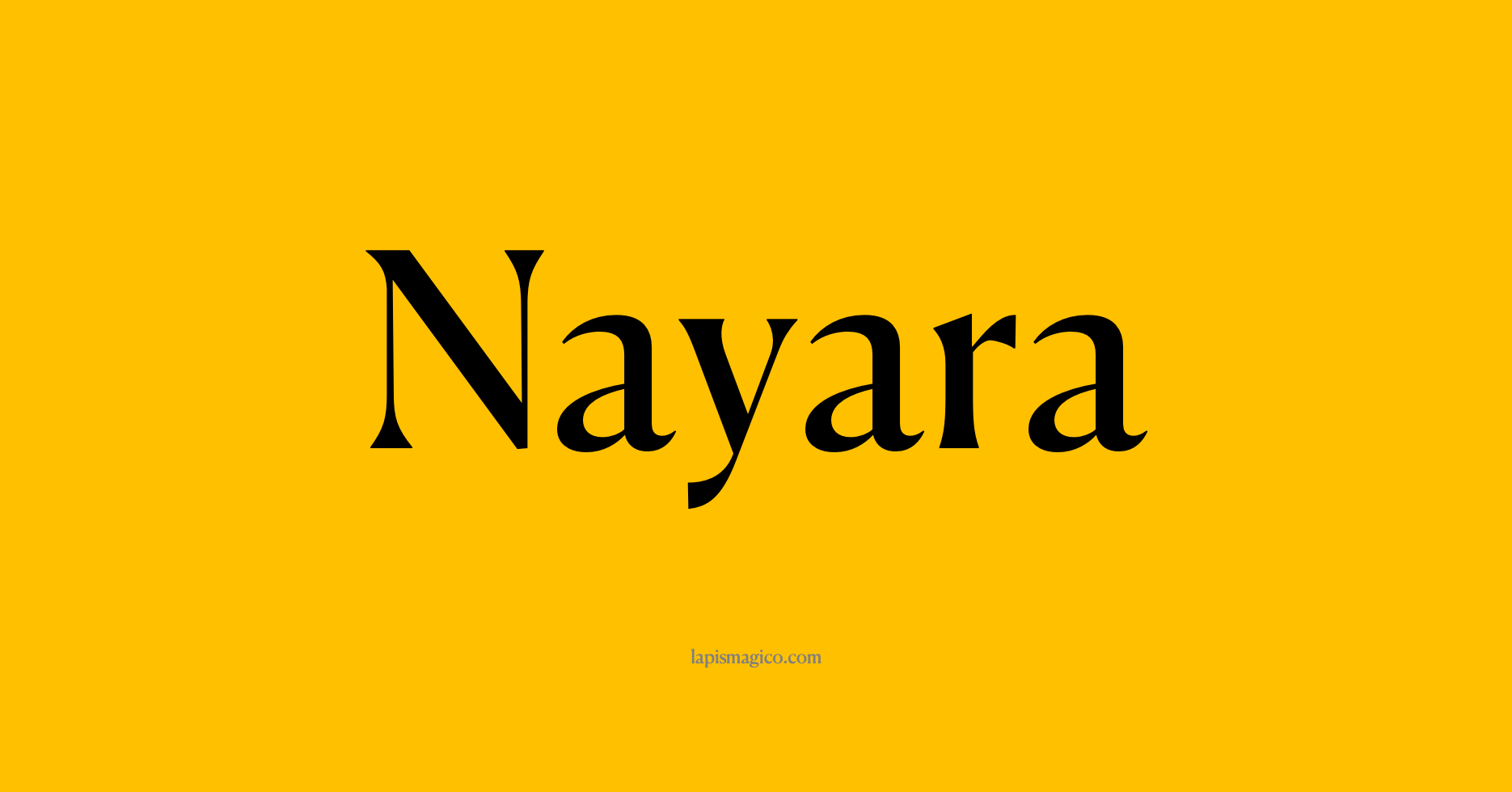 Nome Nayara