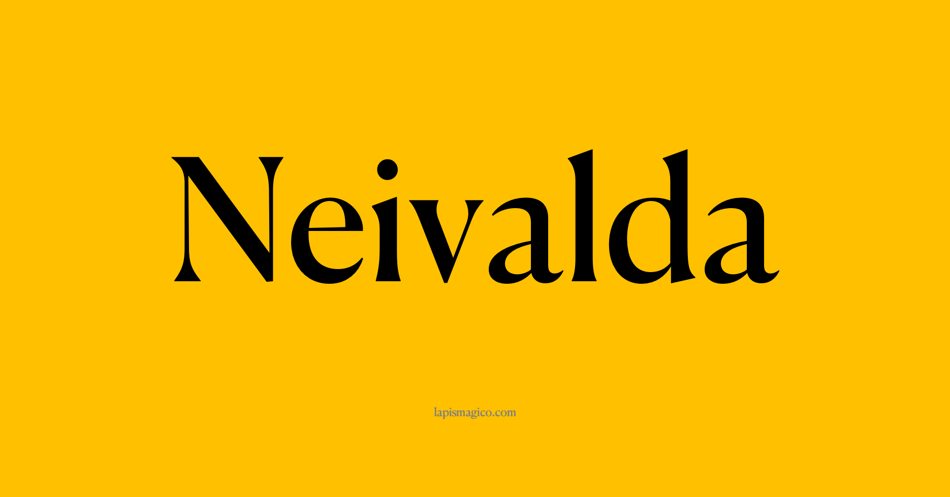Nome Neivalda