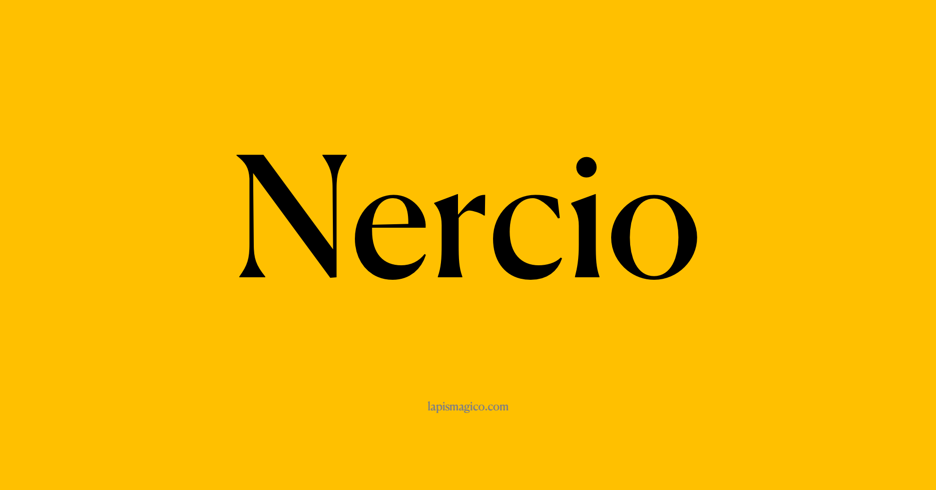 Nome Nercio