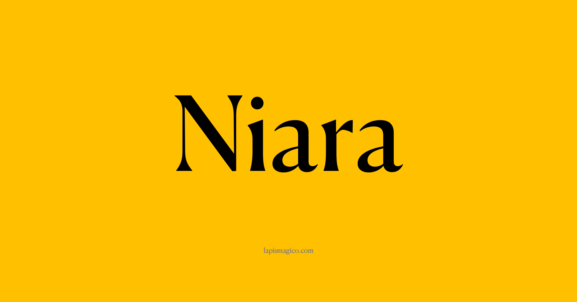 Nome Niara