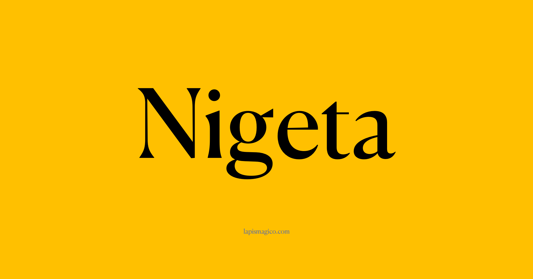 Nome Nigeta