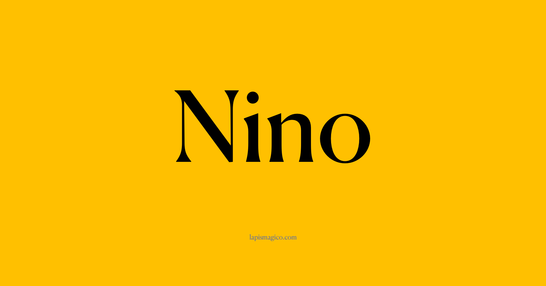 Nome Nino