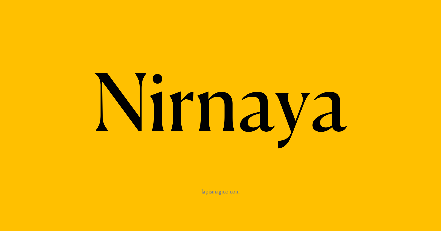 Nome Nirnaya