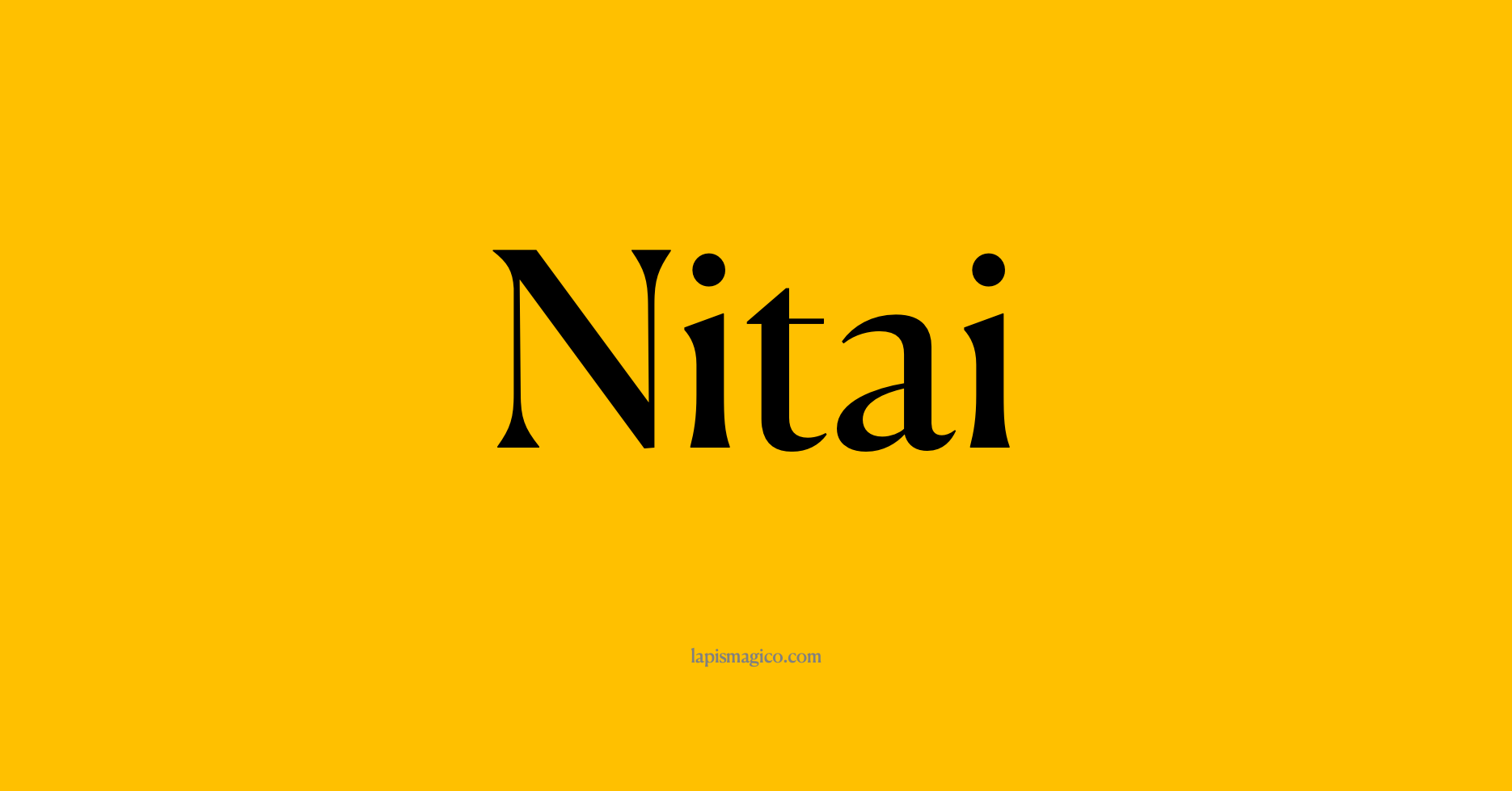 Nome Nitai
