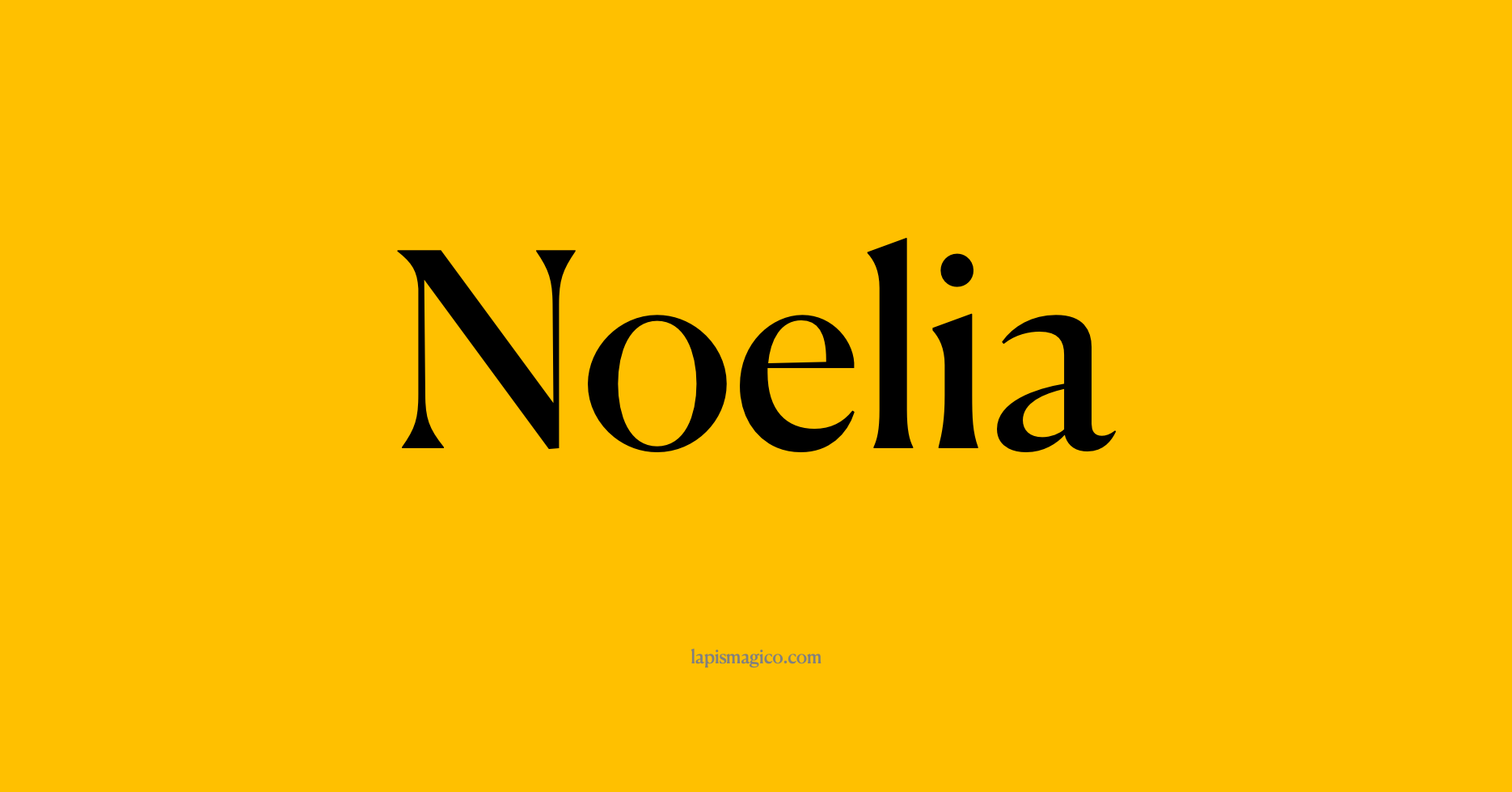 Nome Noelia