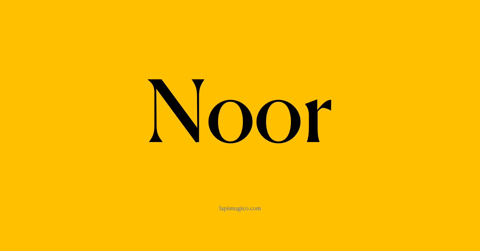 Nome Noor