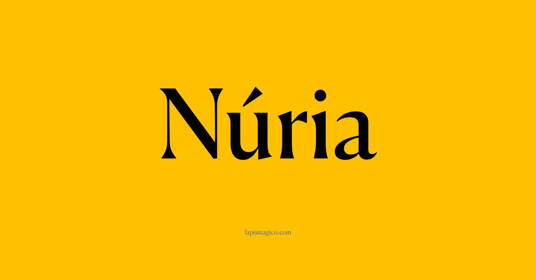 Nome Núria