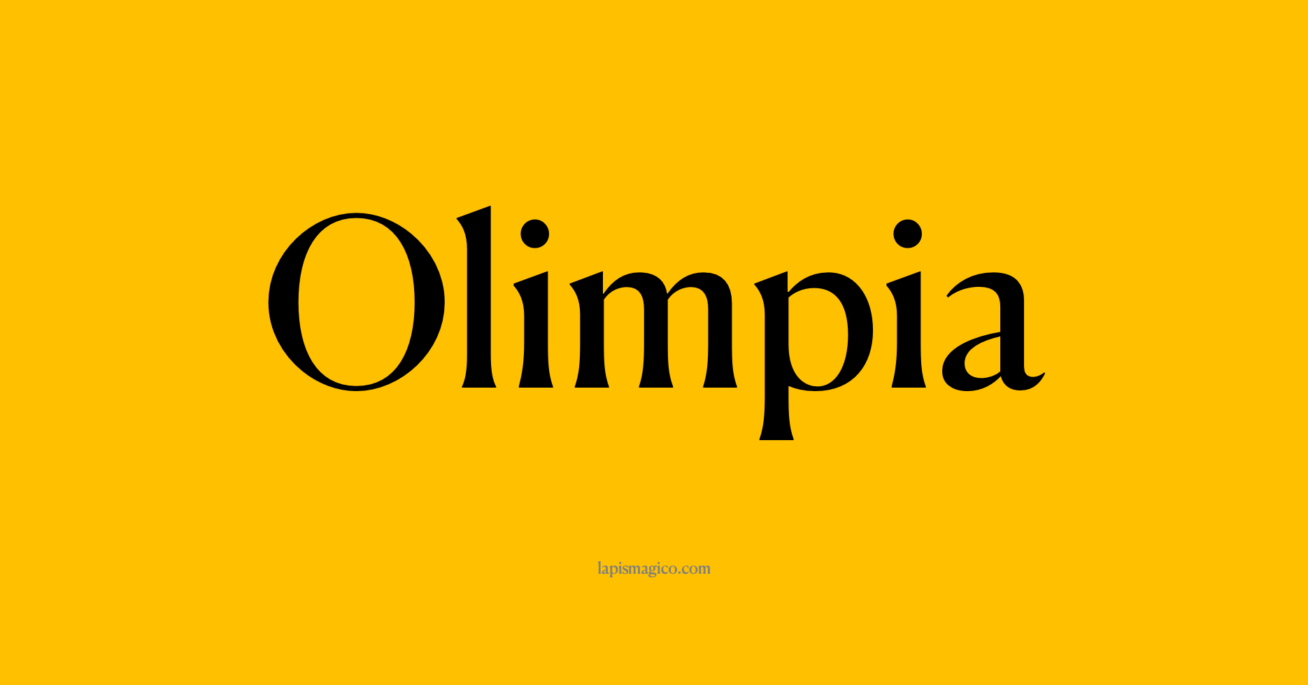 Nome Olimpia