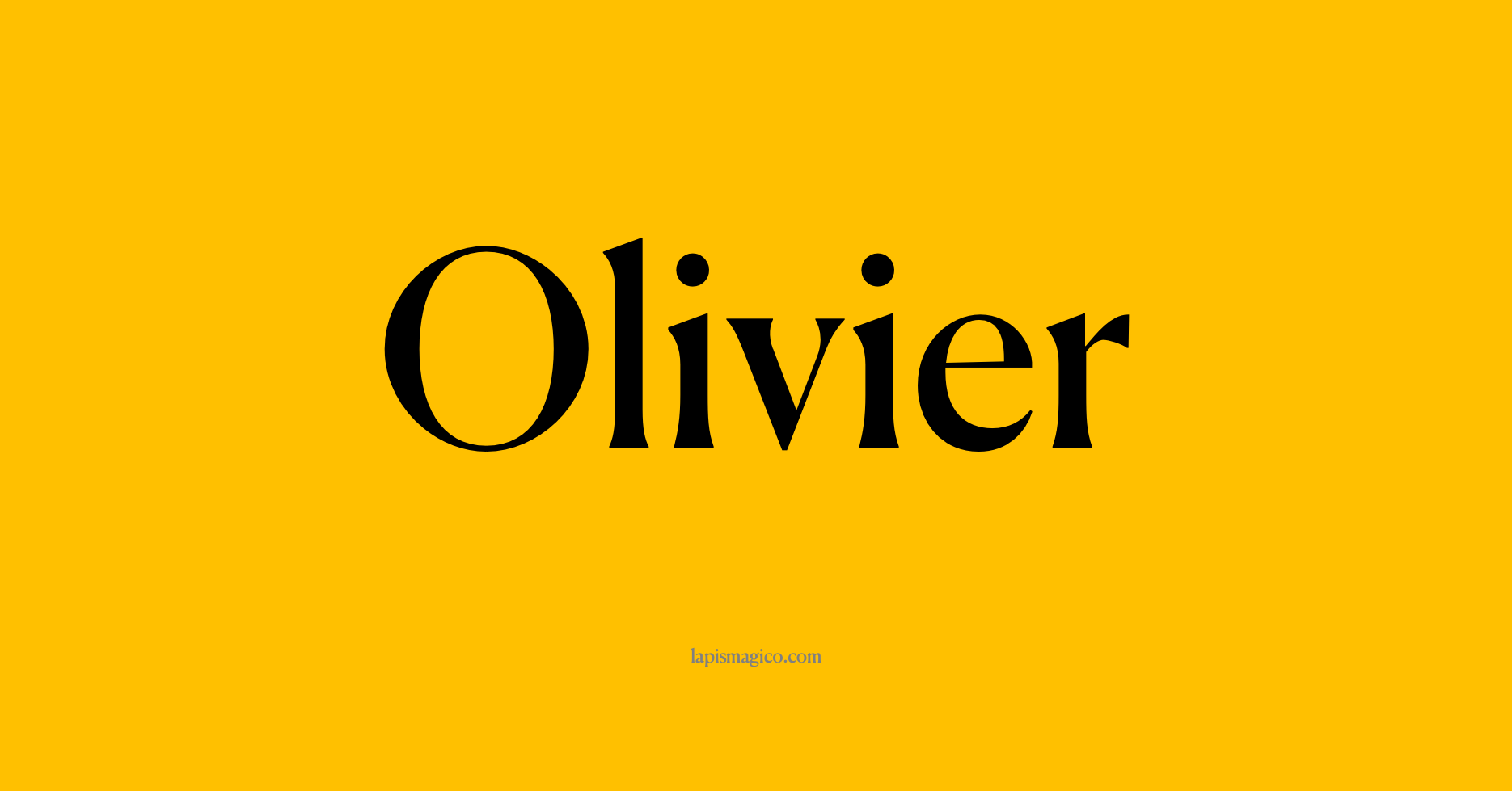 Nome Olivier