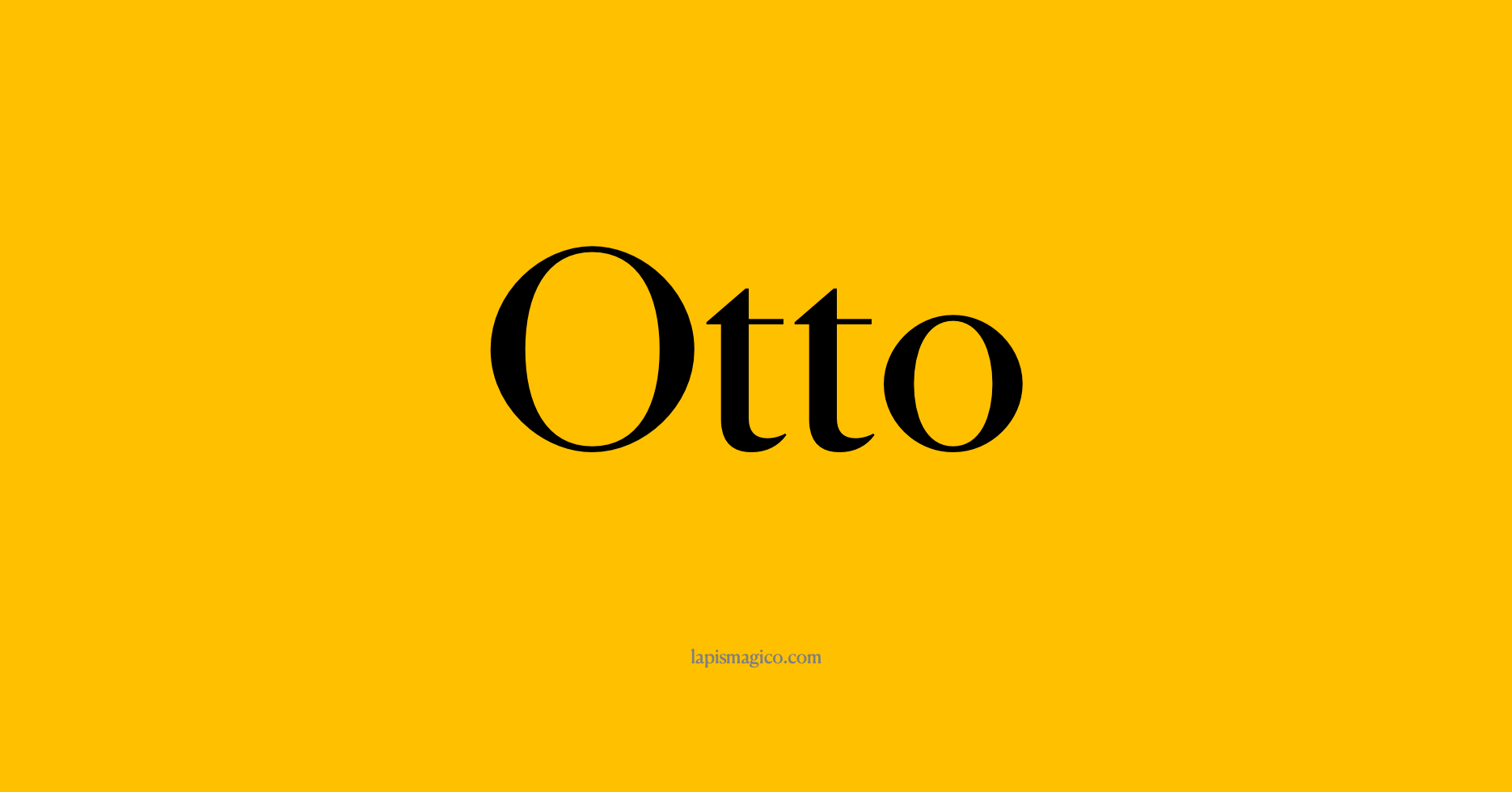 Nome Otto