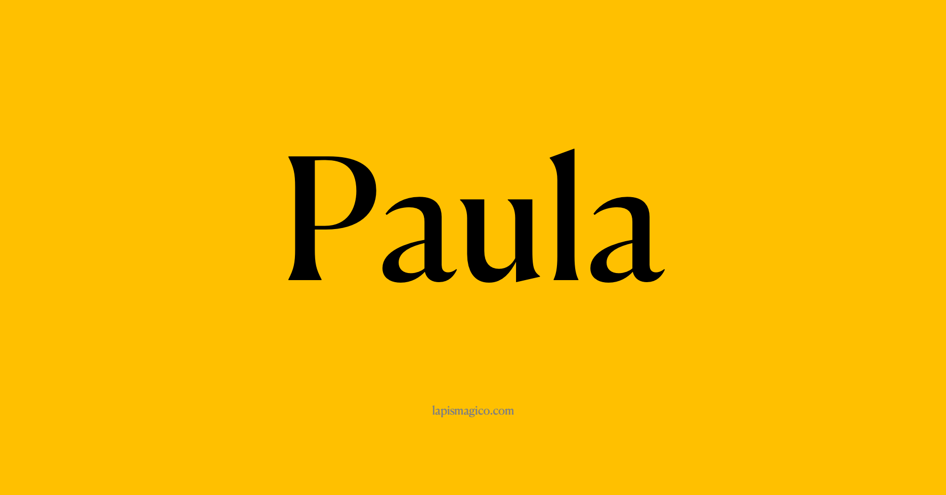 Nome Paula