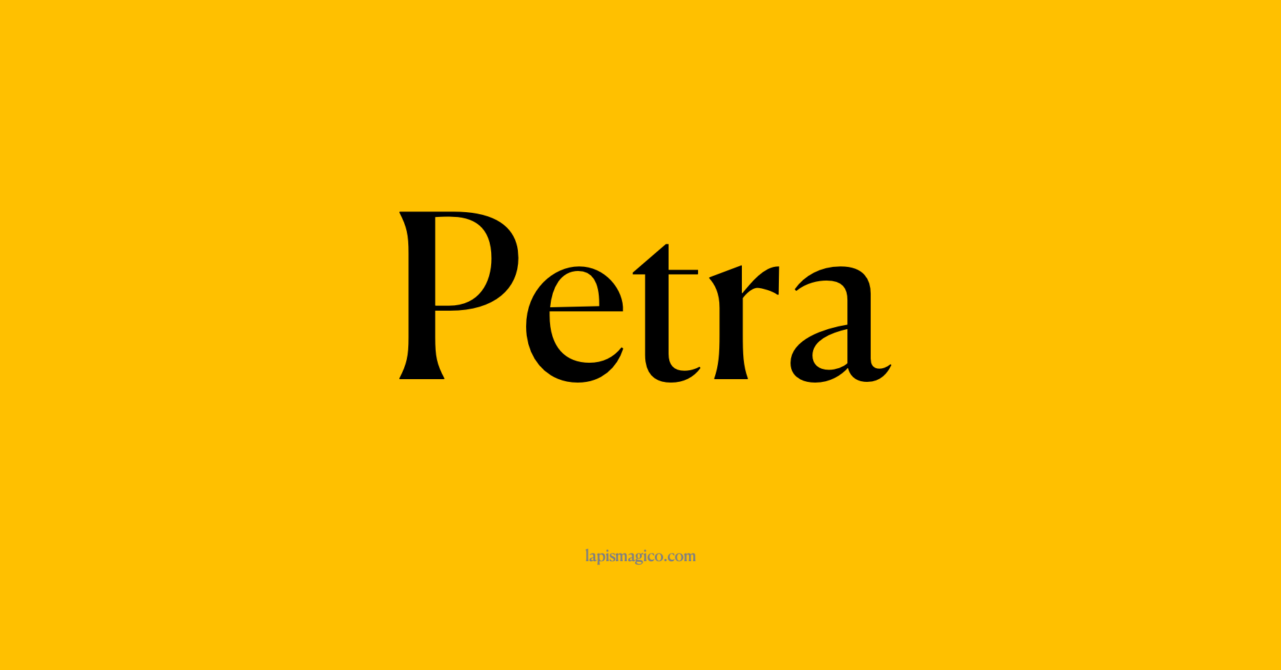 Nome Petra