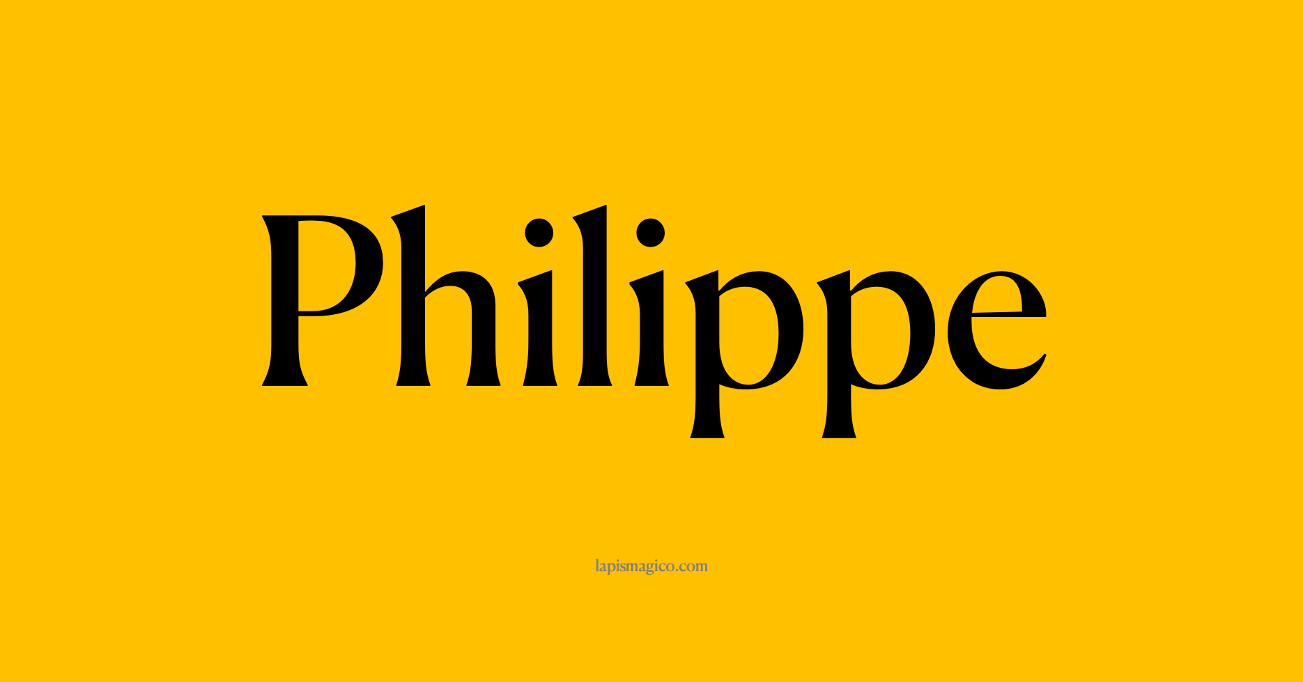 Nome Philippe