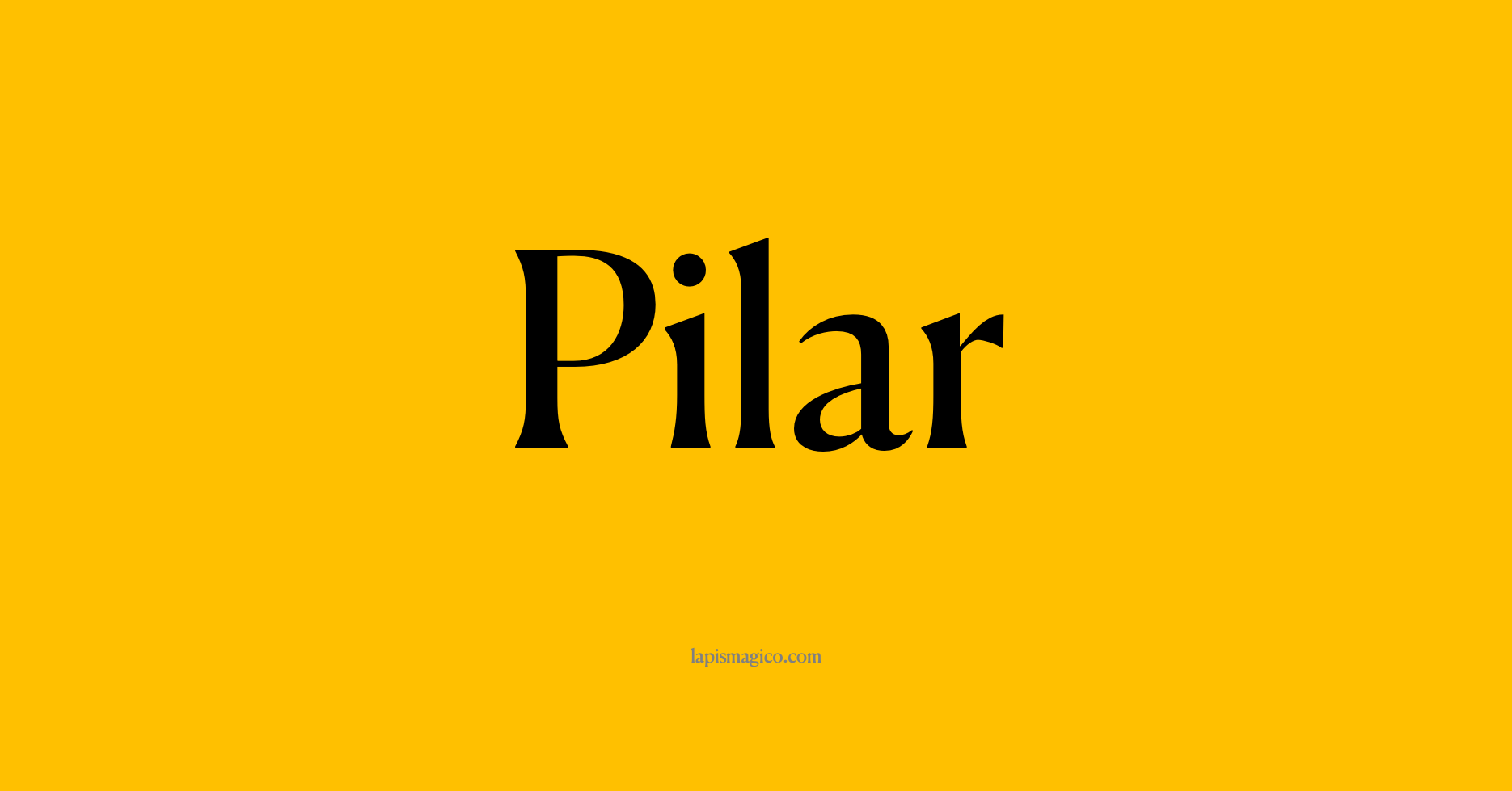 Nome Pilar