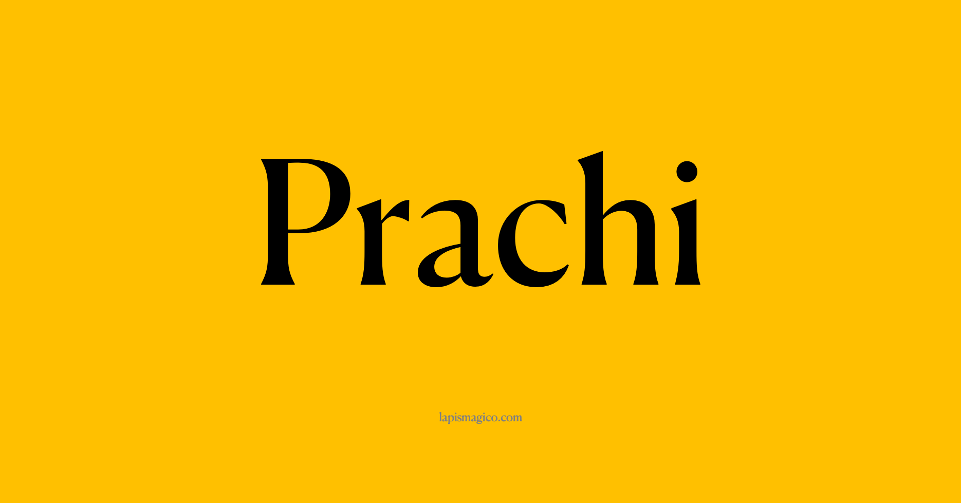 Nome Prachi