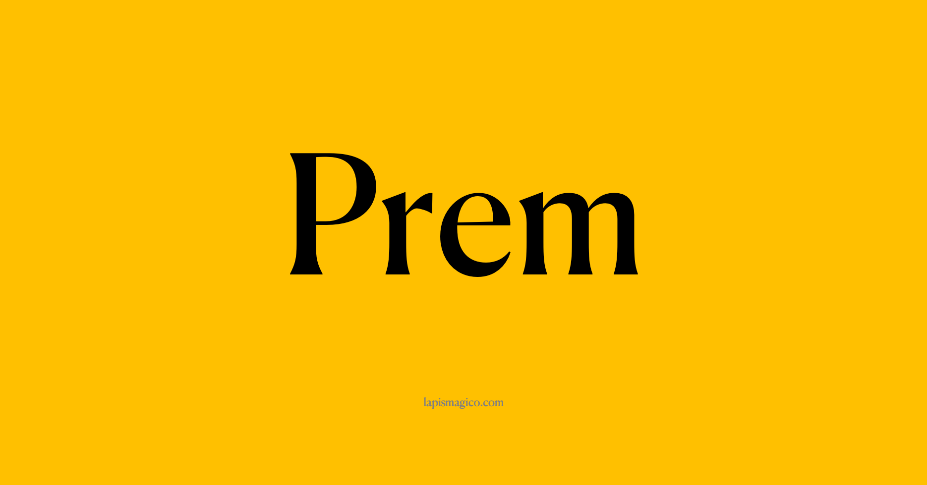 Nome Prem