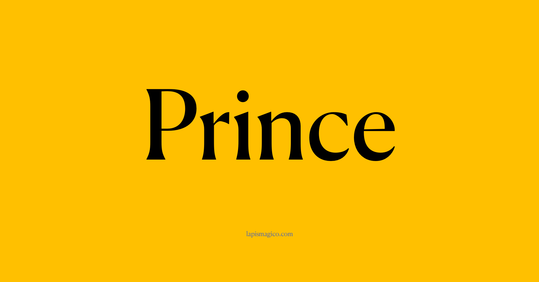 Nome Prince