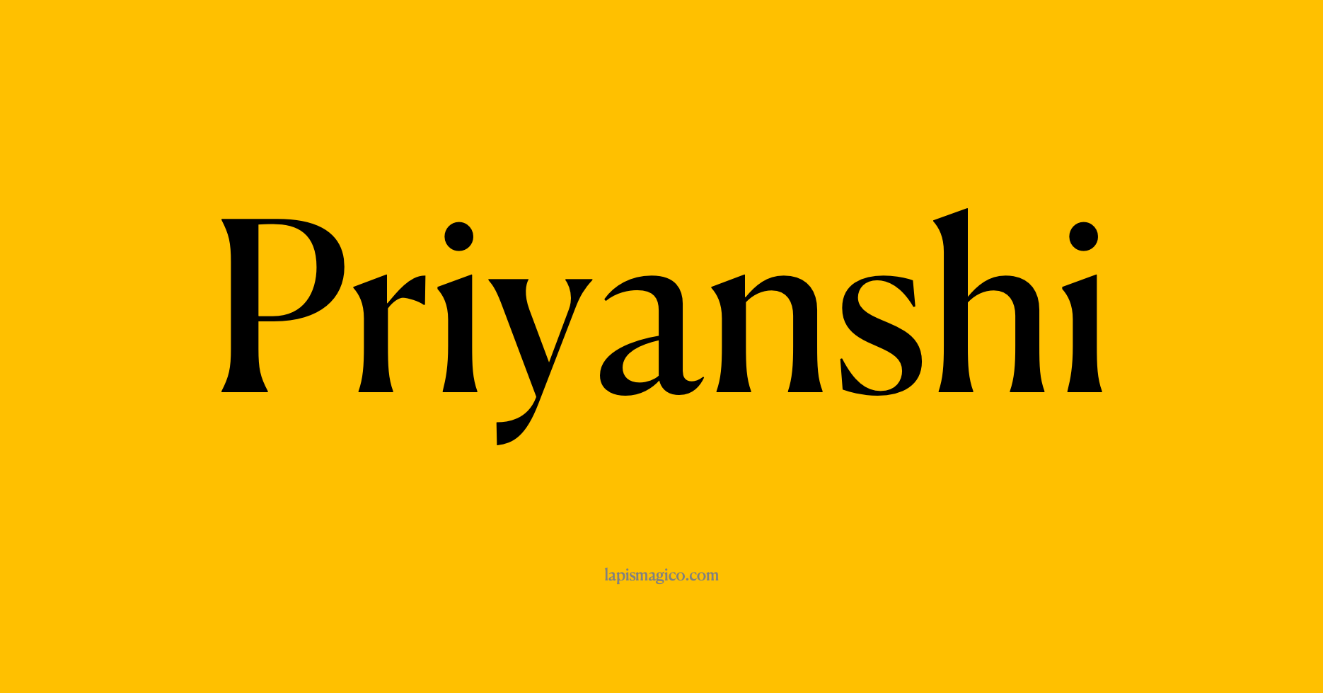 Nome Priyanshi