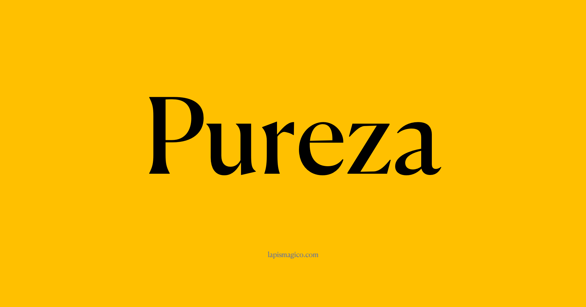 Nome Pureza