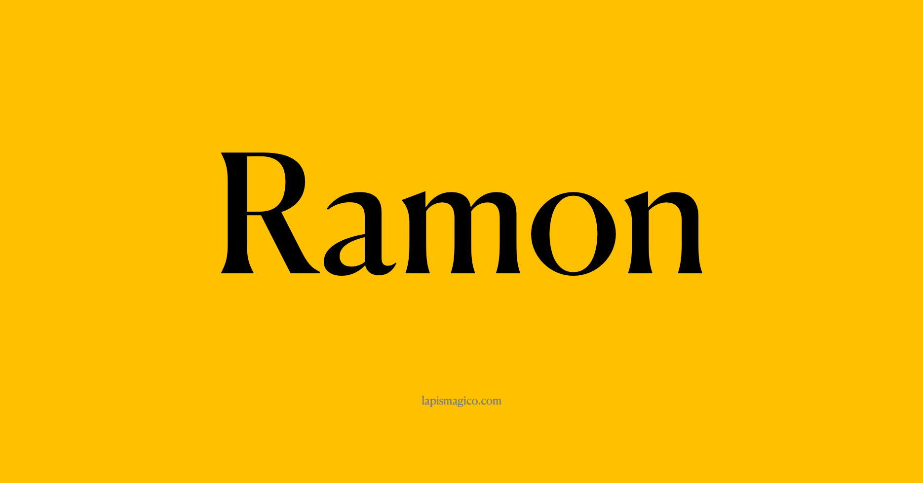 Nome Ramon