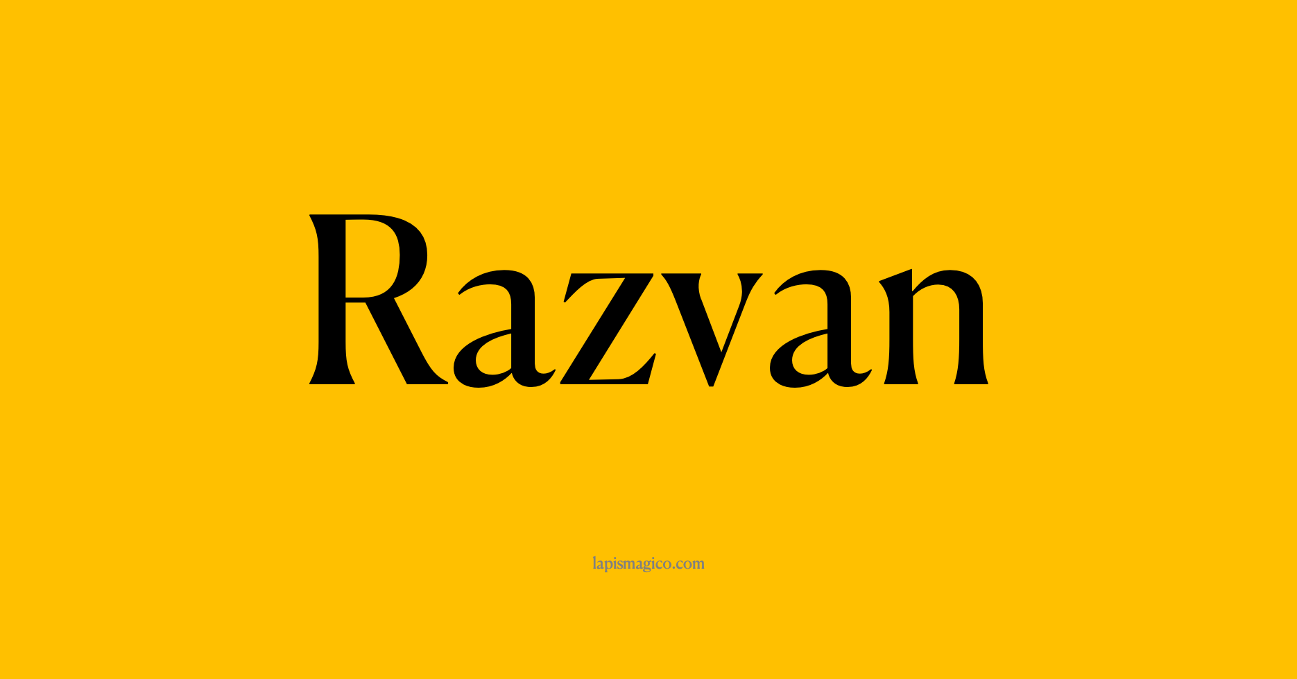 Nome Razvan