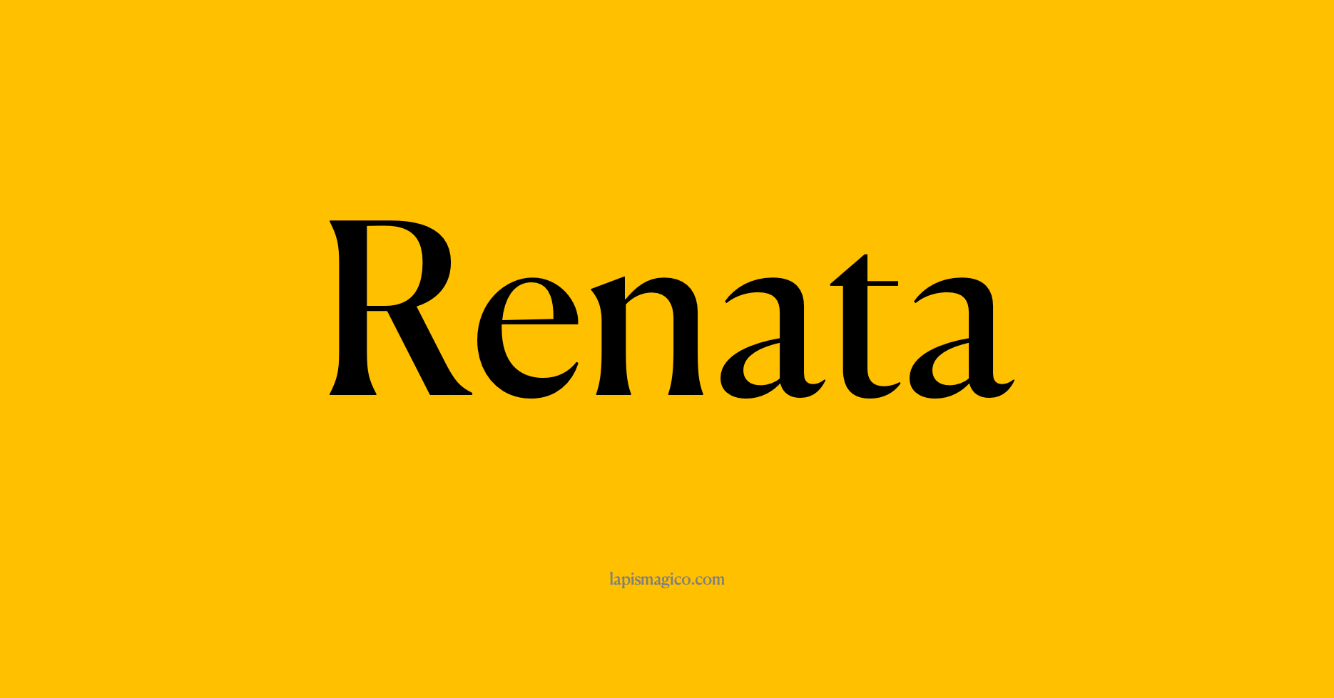 Nome Renata