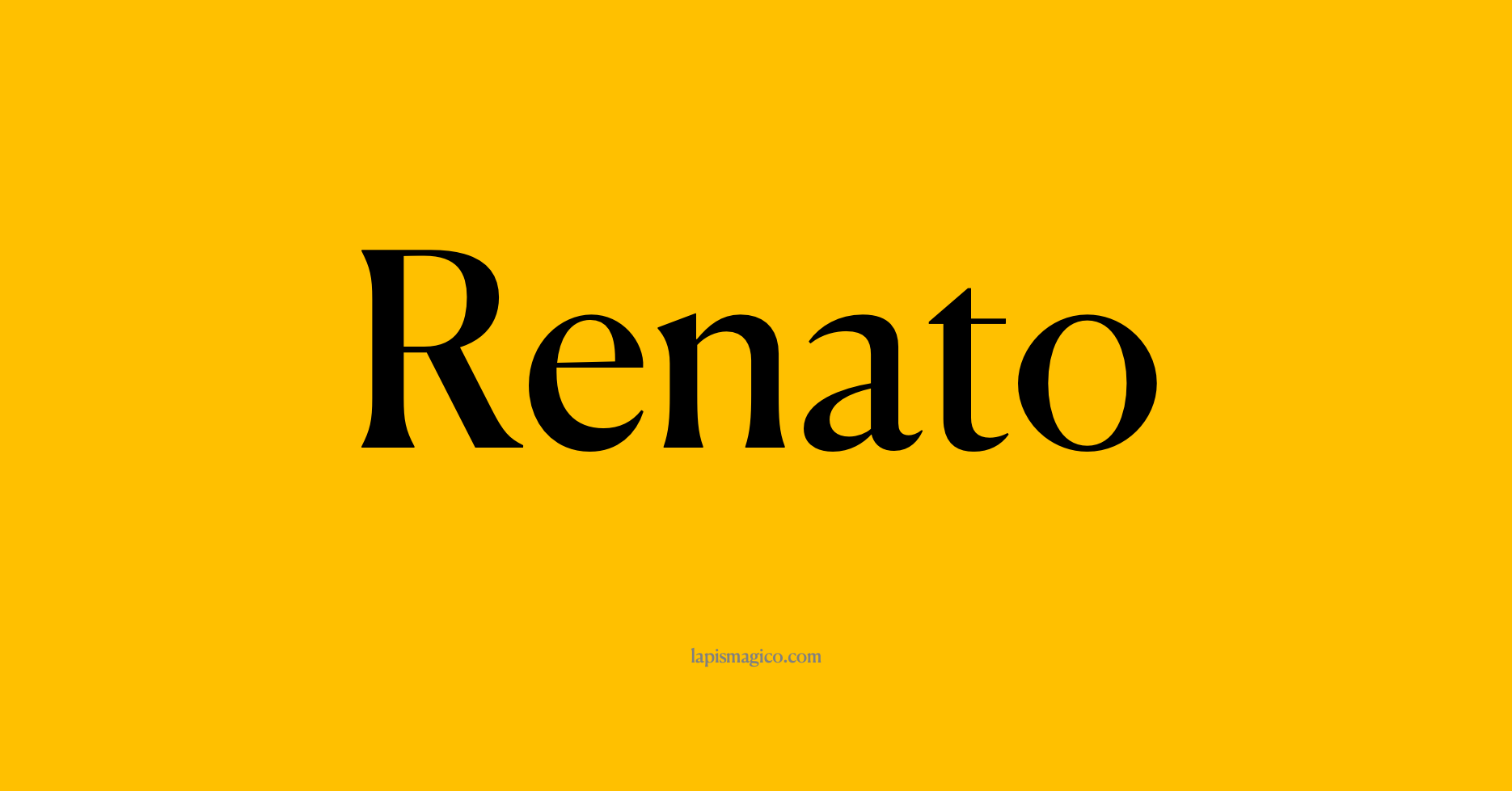 Nome Renato