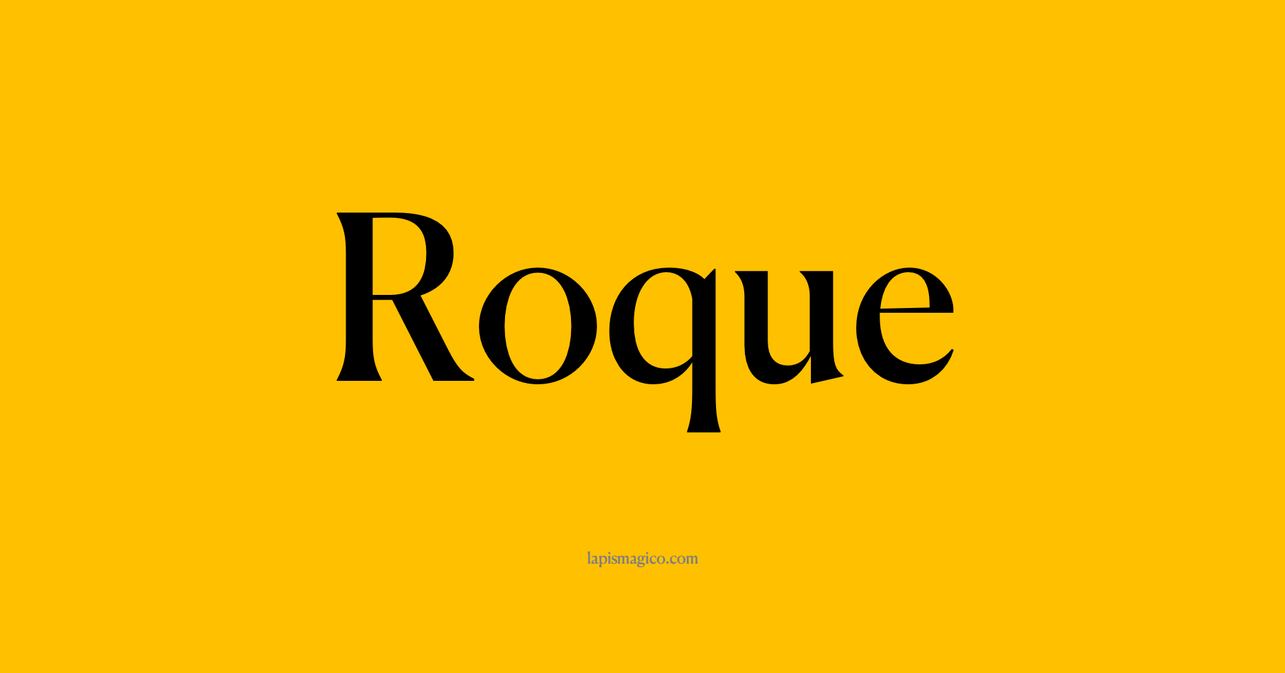 Nome Roque