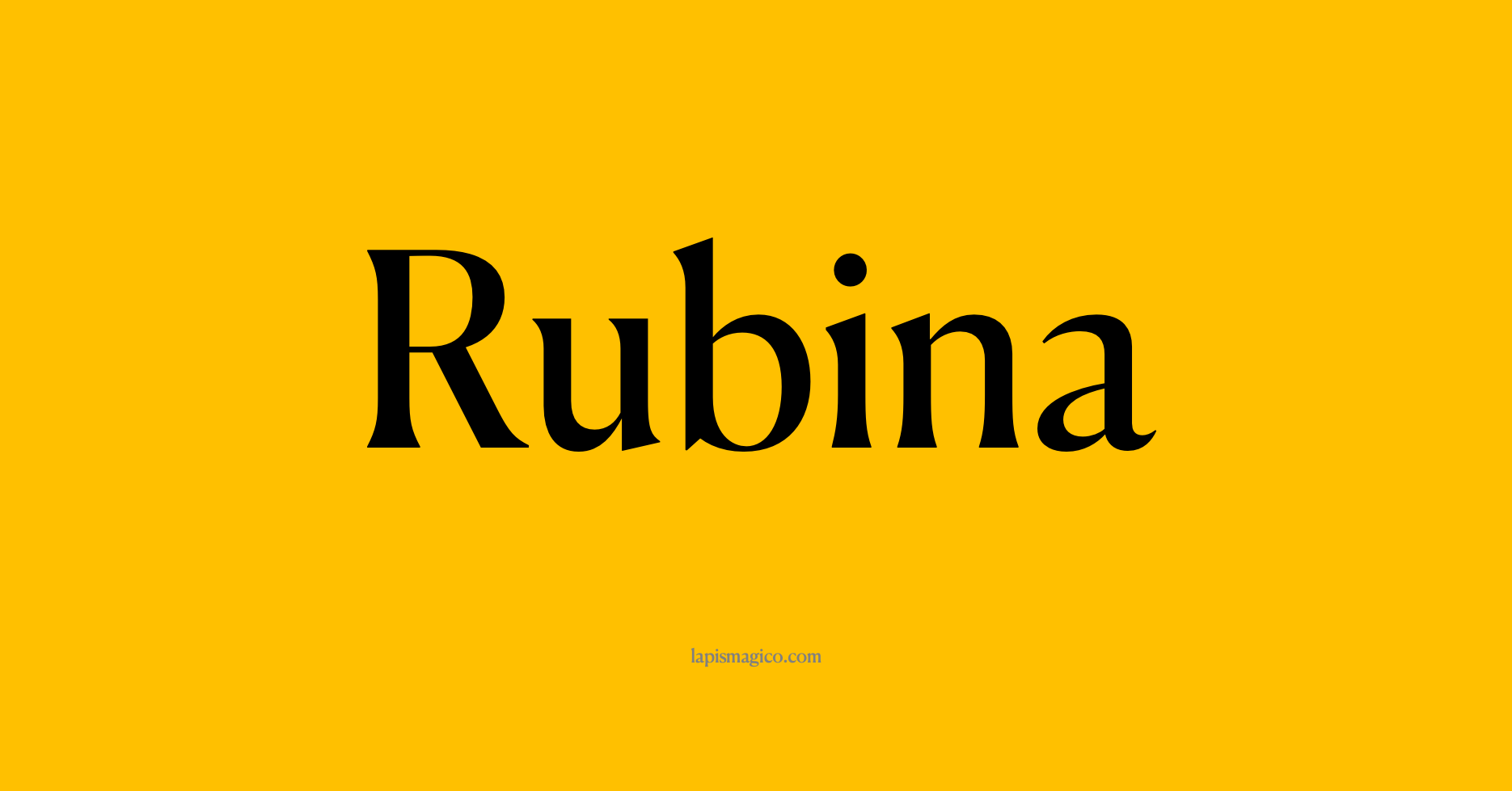 Nome Rubina