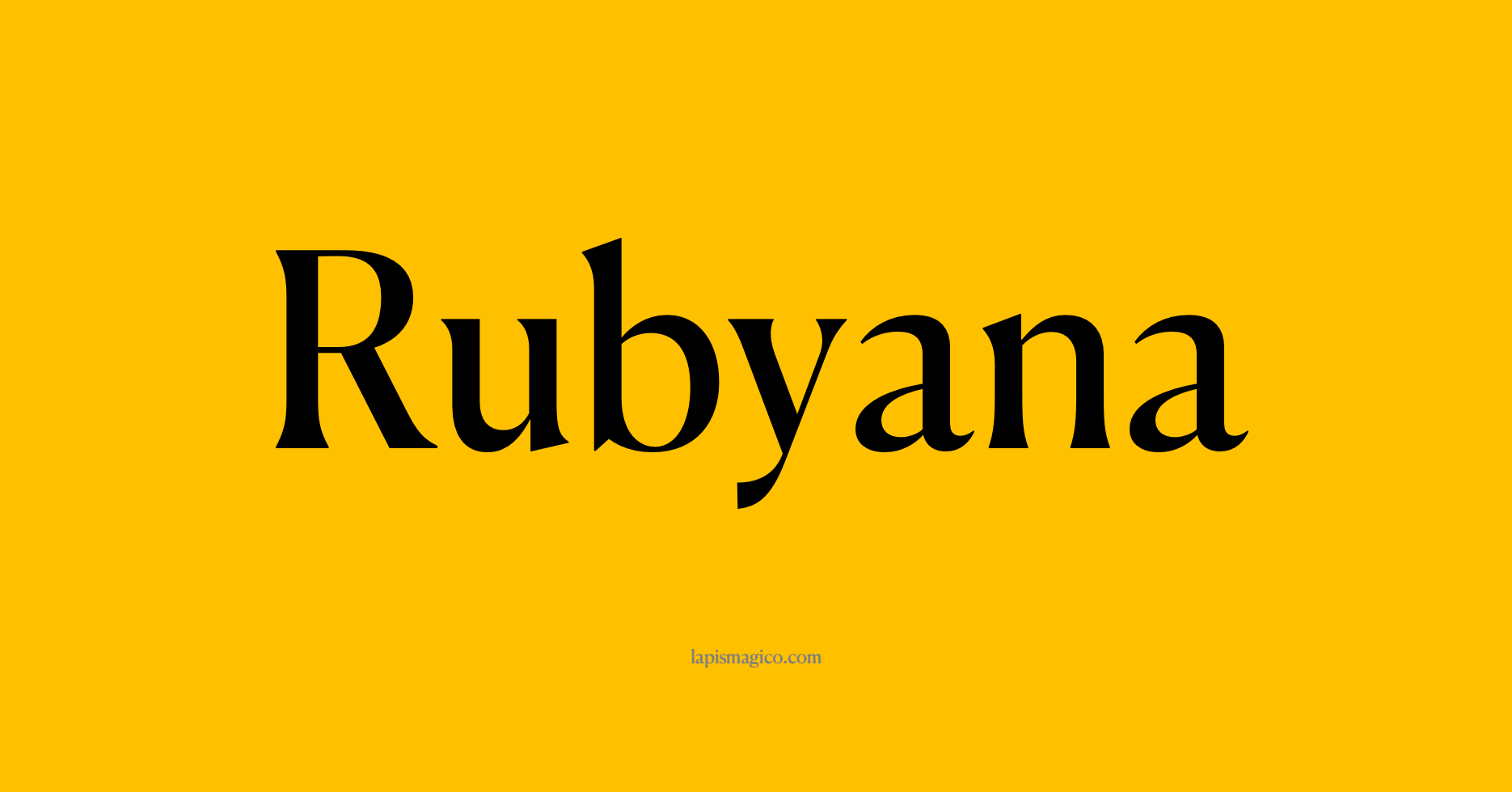 Nome Rubyana