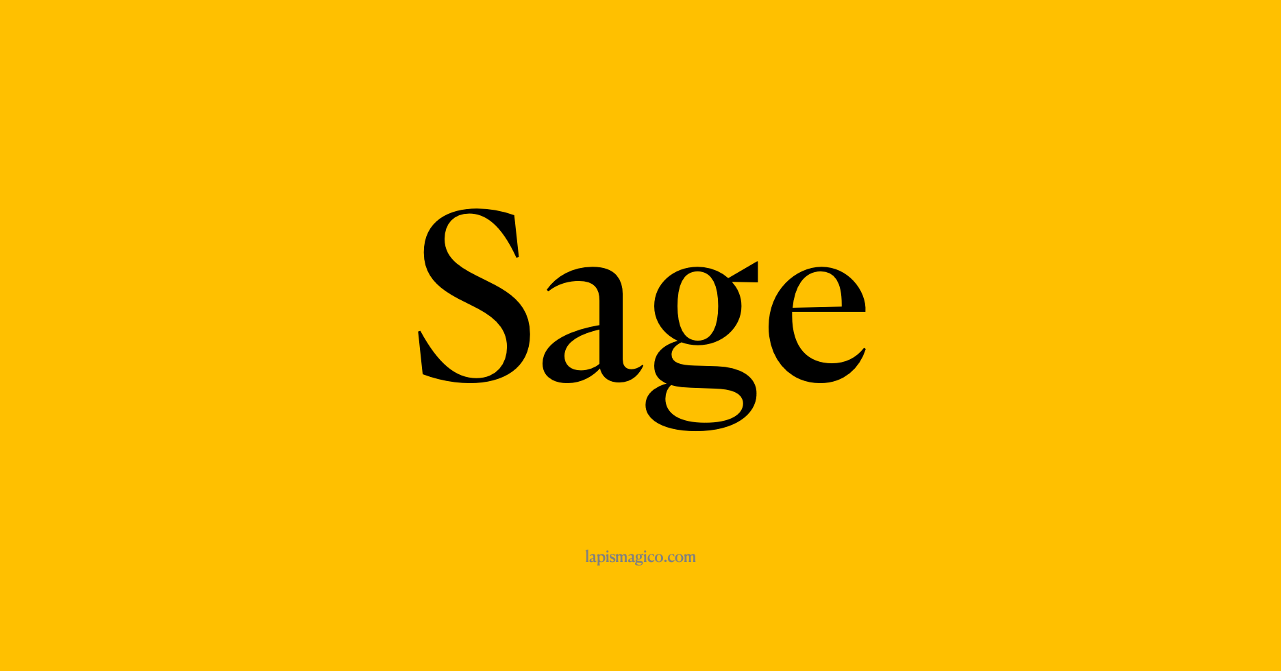 Nome Sage